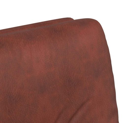 Столове с Колела 2 pcs Лъскав кафяв 57 x 67 x 95 см Изкуствена