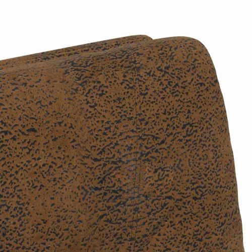 Столове с Колела 2 pcs Кафяво 57 x 67 x 95 см Изкуствен велур