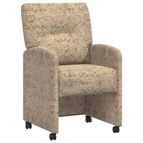 Столове с Колела с колела 2 pcs Светлосиво 57 x 67 x 95 см