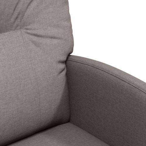 Столове с Колела с колела 2 pcs Таупе 57 x 67 x 95 см текстил