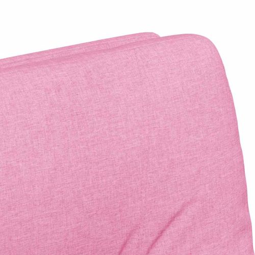 Столове с Колела с колела 2 pcs Розово 57 x 67 x 95 см текстил