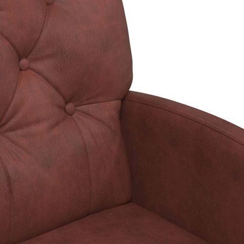 Столове с Колела 2 pcs Лъскав кафяв 58 x 67 x 97 см Изкуствена