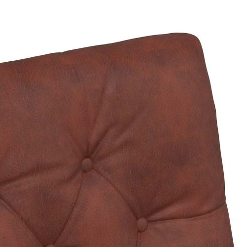 Столове с Колела 2 pcs Лъскав кафяв 58 x 67 x 97 см Изкуствена