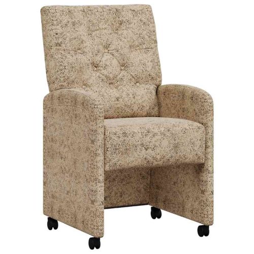 Столове с Колела с колела 2 pcs Светлосиво 58 x 67 x 97 см