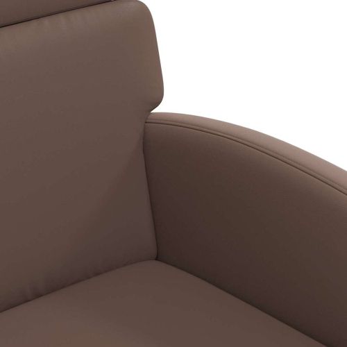 Столове с Колела 2 pcs Кафяво 58 x 65 x 98 см Изкуствена