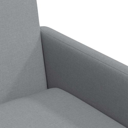 Обедени столове 2 pcs Светлосиво 57 x 67 x 95 см текстил