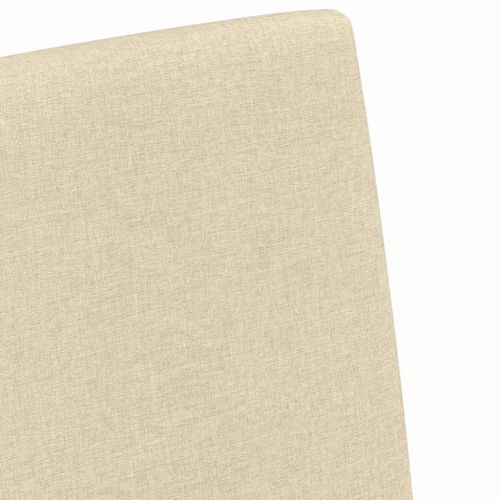Обедени столове 2 pcs Крем 57 x 67 x 95 см текстил