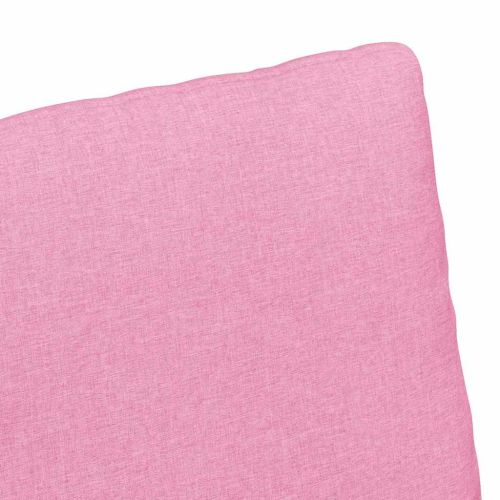 Обедени столове 2 pcs Розово 57 x 67 x 98 см текстил