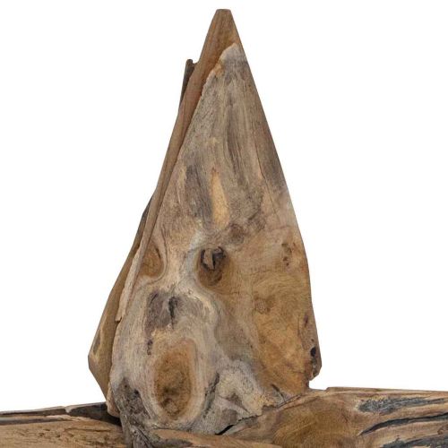 Коледна звезда Кафяво 60 x 5 x 75 см Солидно тиково дърво