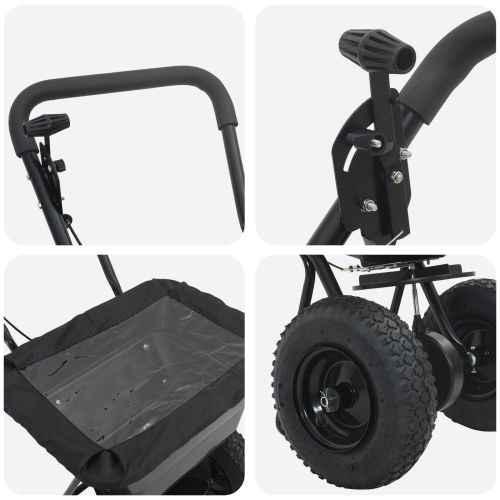 Разпределител Черно 80,5 x 53 x 78,5 см PVC и стомана