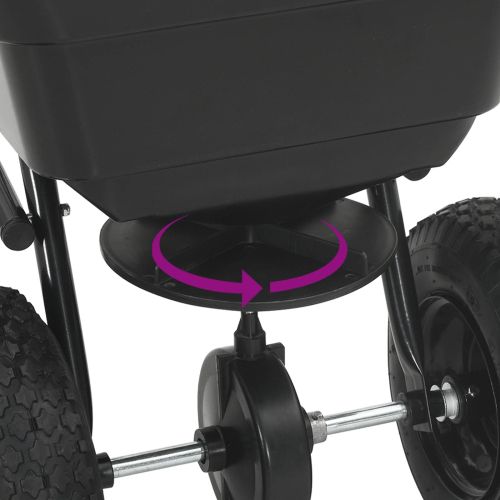 Разпределител Черно 106 x 53 x 75 см PVC и стомана