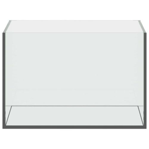 Аквариум със съхранение Бяло 30 x 20 x 20 см Стъкло
