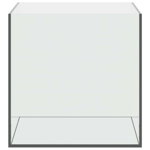 Аквариум със съхранение Бяло Стъкло