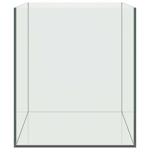 Аквариум със съхранение Бяло Стъкло