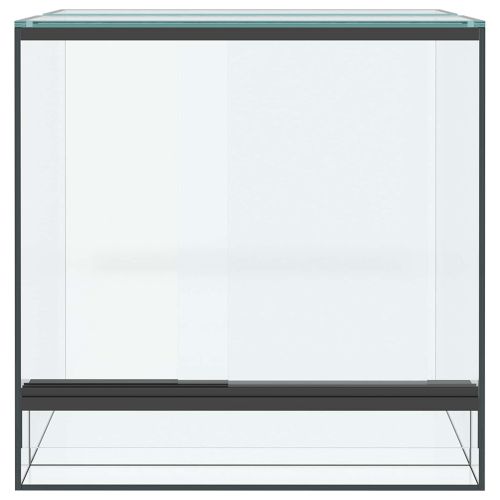 Хабитати за влечуги и земноводни Бяло 30 x 30 x 30 cm Стъкло