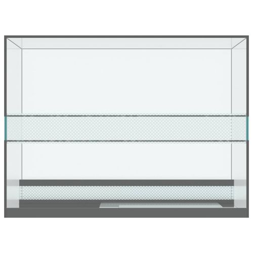 Хабитати за влечуги и земноводни Бяло 40 x 30 x 30 см Стъкло