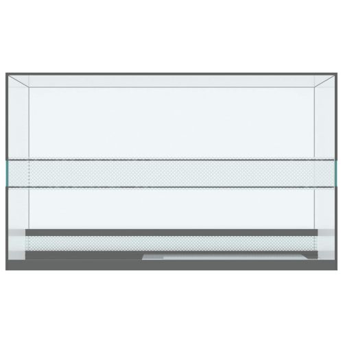 Хабитати за влечуги и земноводни Бяло 50 x 30 x 30 см Стъкло