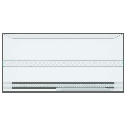 Хабитати за влечуги и земноводни Бяло 80 x 40 x 40 cm Стъкло