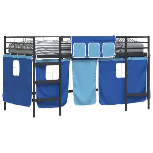 Черен и син 100 x 201 см