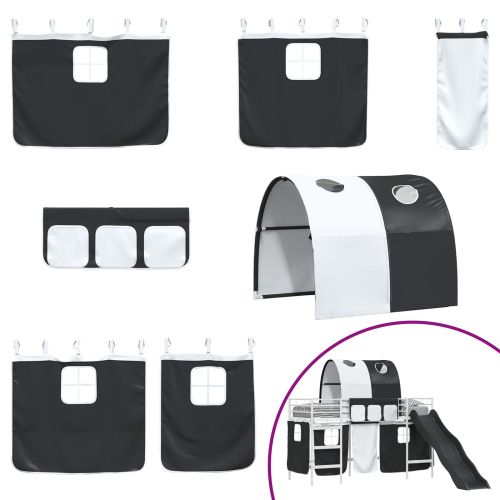 Бял и черен 75 x 190 cm