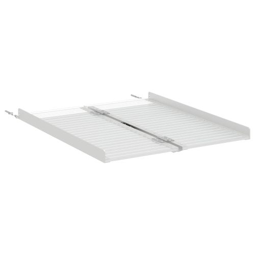 Рампa за инвалидна количка Сребрист 92 x 73,5 x 5 см Алуминий