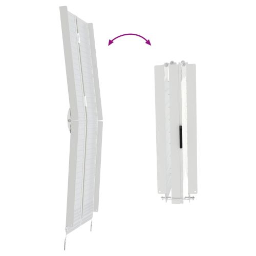 Рампa за инвалидна количка Сребрист 152 x 73 x 11 см Алуминий