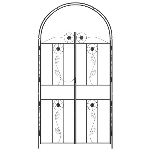 Градинска арка Едноцветен Черно