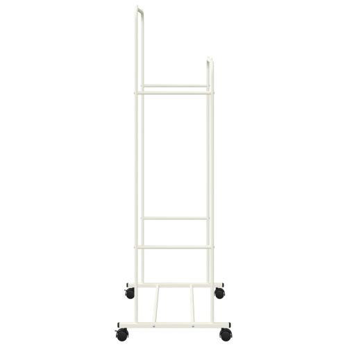 Държач за дрехи Едноцветен Бяло