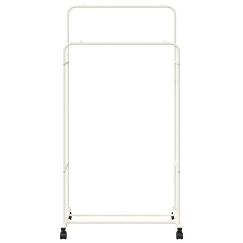 Държач за дрехи Едноцветен Бяло