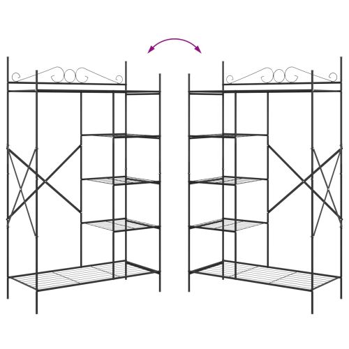 Отворен Гардероб Едноцветен