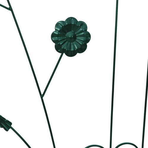 Градска ограда 3 pcs Зелен 112 x 40 см Стомана