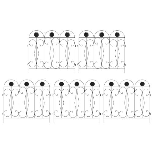 Градска ограда Решетка Черно