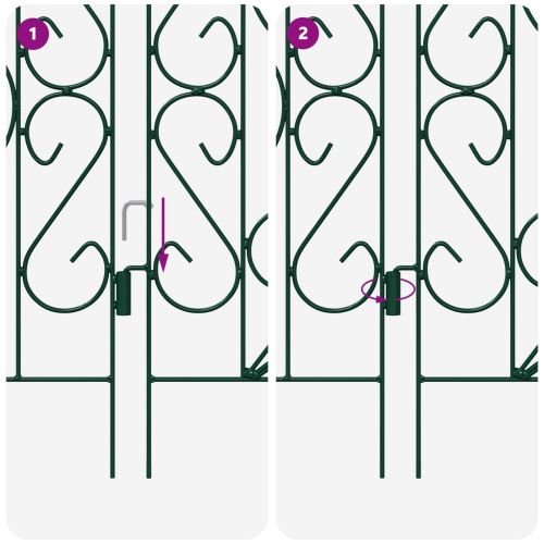 Градска ограда Решетка Зелен