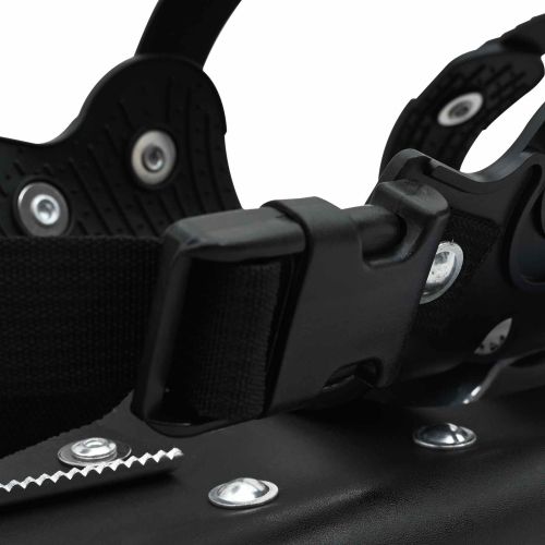 3 в 1 снегоходки с туристически пръчки Черно 21 инча