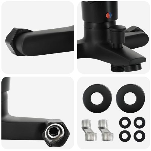 Смесител за душ Черно G 1 / 2 инча