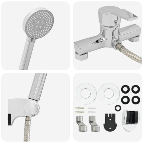 Комплект душова глава Хром G 1 / 2 инча Месинг