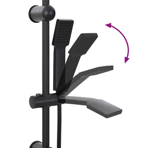 Душ система Черно 45 x 20 x 96 см Лят месинг, Sus201 и ABS