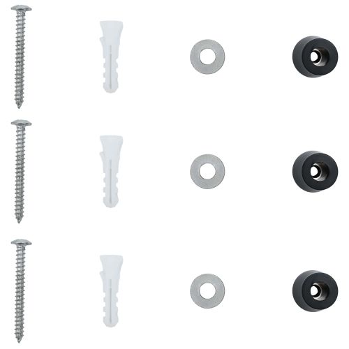 Стенно монтирана пощенска кутия с врата Бронзов 29 x 13 x 41 см