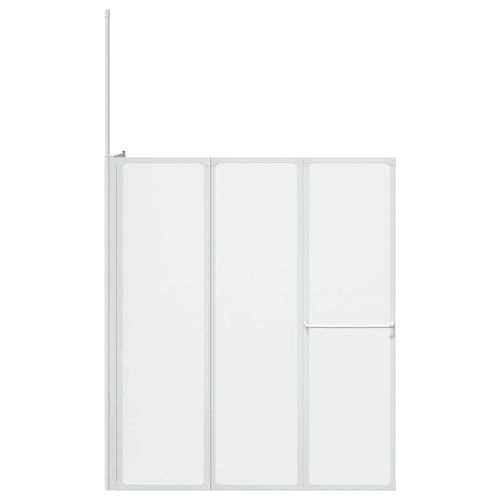 Екран за баня Мат 120 x 70 x 137 см Алуминий & Панел от PP