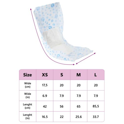 Еднократна пелена за кучета мъже 30 pcs Бяло S