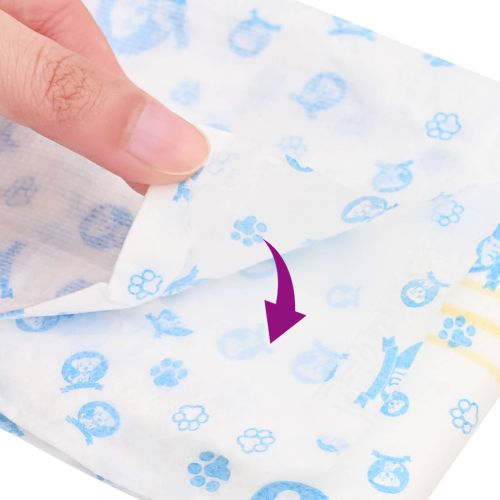 Еднократна пелена за кучета мъже 30 pcs Бяло M