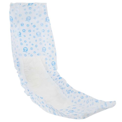 Еднократна пелена за кучета мъже 50 pcs Бяло L