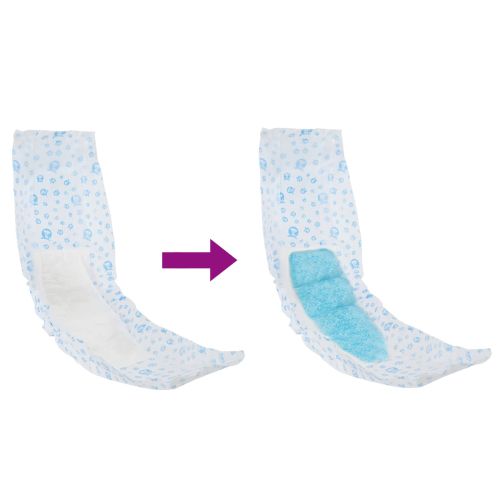 Еднократна пелена за кучета мъже 30 pcs Бяло XL