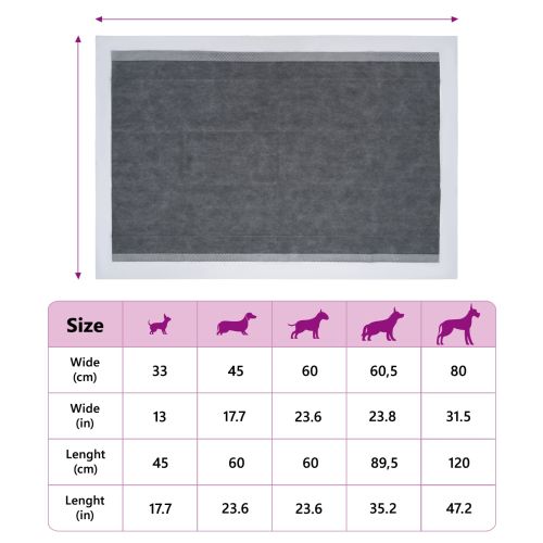 Подложка за тренировка на домашни любимци 50 pcs 60 x 45 cm