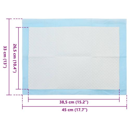 Подложка за тренировка на домашни любимци 50 pcs 45 x 33 cm