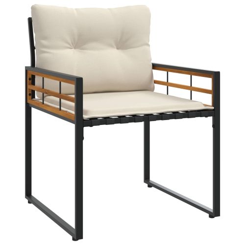 Комплект за външни мебели с възглавница 3 pcs Крем