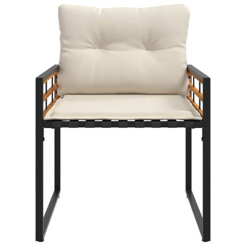 Комплект за външни мебели с възглавница 3 pcs Крем