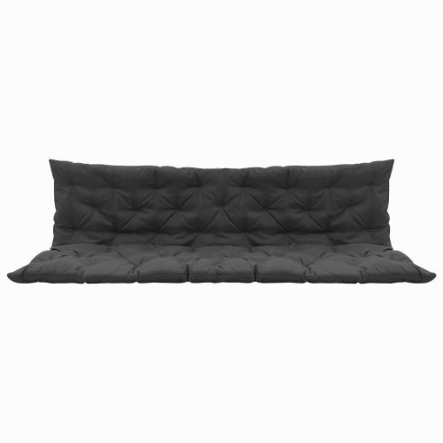 Възглавница за люлеещ стол Антрацит 200 x 49 x 6 см Полиестер
