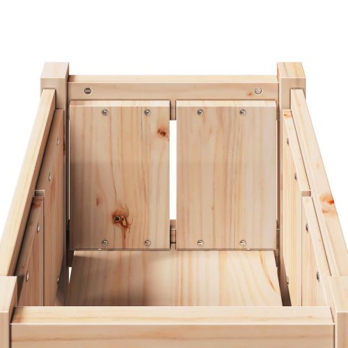 Градинска саксия Природа 40 x 40 x 70 см Солидно борово дърво