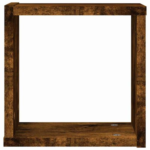 Стени за рафтове 2 pcs Кафяво 26 x 15 x 26 cm Инженерно дърво